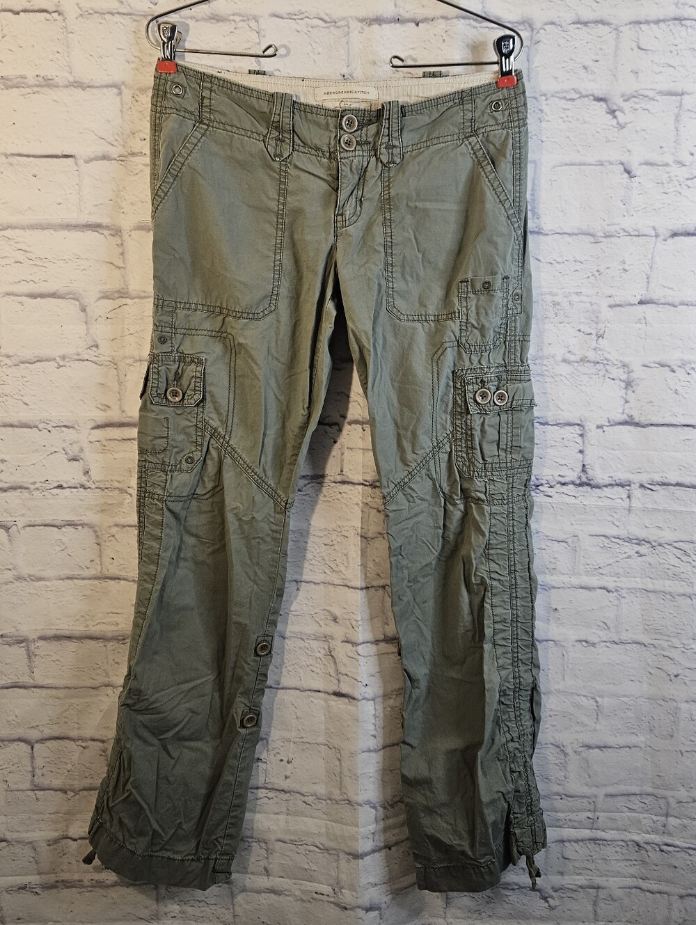 Vintage Y2K Abercrombie & Fitch Cargo Pants Size Small